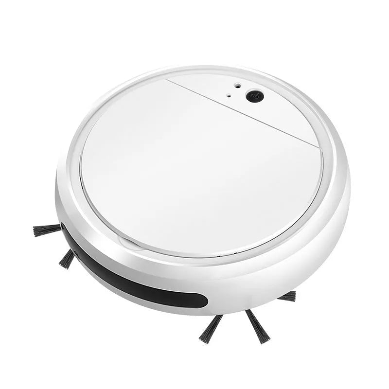 Household automatic sweeping robot in black colour with dimensions 27x27x7cm and USB charging