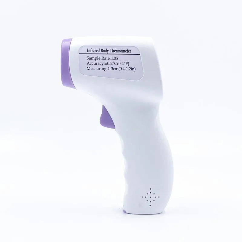 White digital thermometer for non-contact water temperature measurement