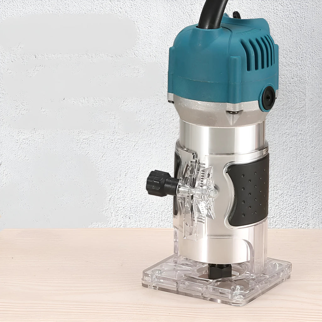 800W electric wood polishing trimmer with aluminium casing for wood carving
