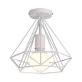 Black ceiling lamp with 10cm diameter plate and 1 metre adjustable drop on white ceiling