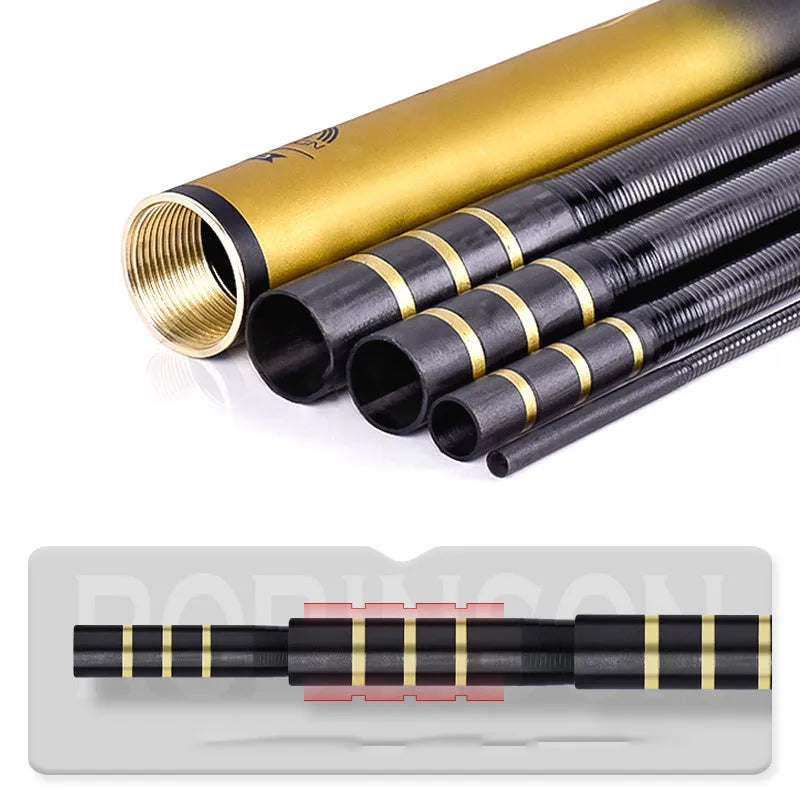 Carbon super hard platform fishing rod, Taiwan crucian pole, scalable with 4H28, 5H28 and 6H19 set options