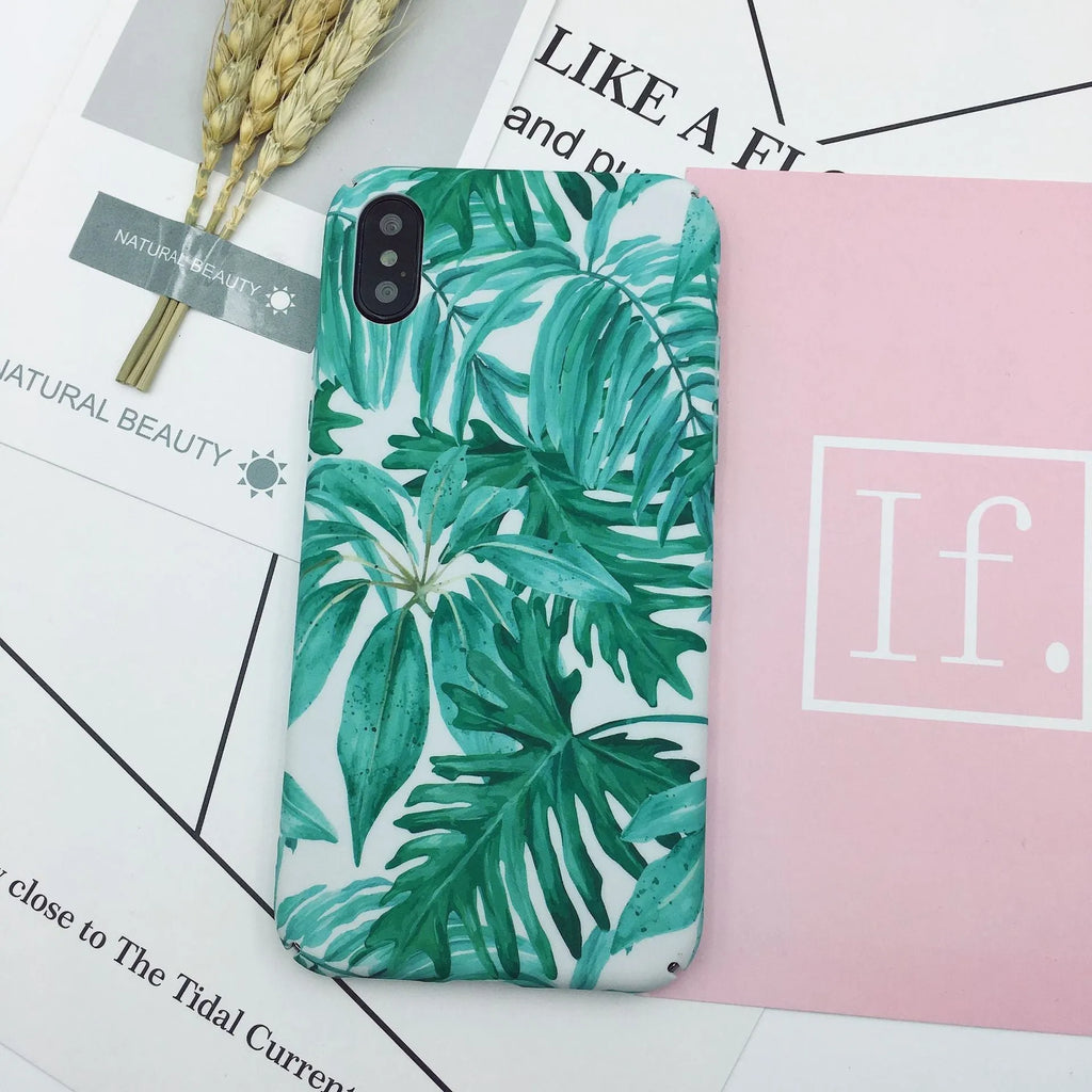 Green and pink painted hard PC back covers for OPPO, VIVO and iPhone phones