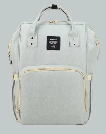Waterproof mummy bag backpack 43x27x22cm with double shoulders, insulated bottle layer, and elastic tissue buckle in black