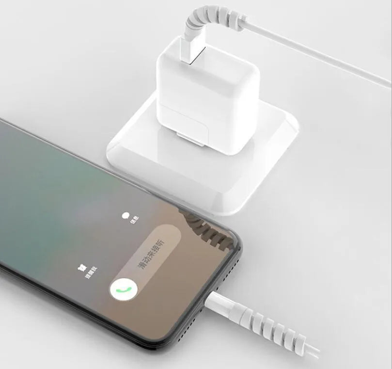 3.5cm plastic charging cable protector for phone charger cables in assorted colours