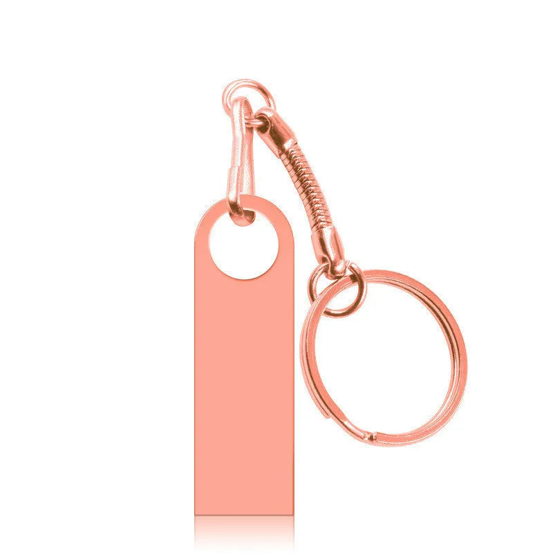Creative metal USB flash drive in Black, Gold, Pink, and Silver colour options with USB 2.0 3.0 interface and 8GB to 128GB capacity