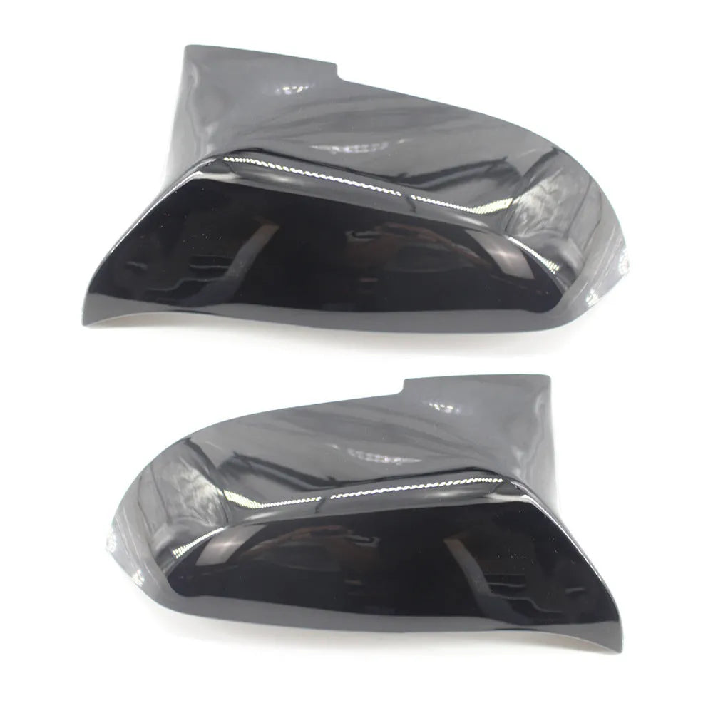 Paint bright black modified horn rearview mirror shell for BMW 3 Series and 4 Series F-model cars.