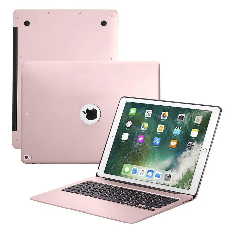 F07 full metal Bluetooth keyboard for iPad Pro 12.9 inch, aluminium, 2800mAh, Gold Grey Rose Gold Silver
