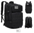 45L outdoor leisure backpack in 900D Oxford waterproof fabric, unisex, 50cm x 30cm x 30cm, black blue khaki red