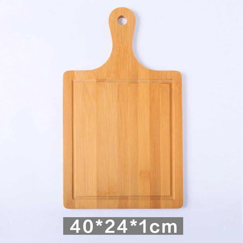 Bamboo fibre multipurpose chopping board pizza board 33x18cm on kitchen counter