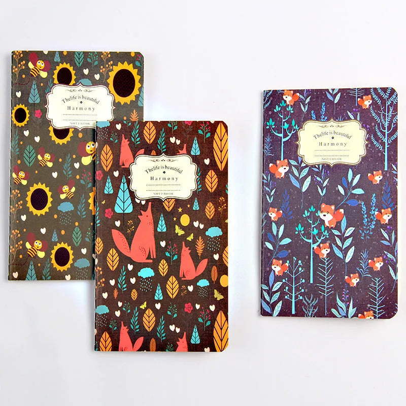Hand-stitched kraft paper notebook with a tassel bookmark, shown in a natural colour.