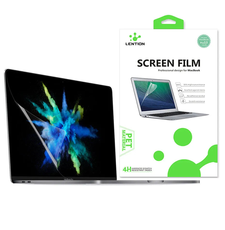 Matte screen protector for 13-inch MacBook Pro with anti-scratch 4H protection and installation tools