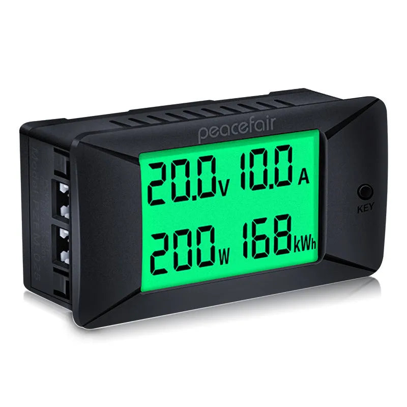 DC digital display voltmeter and ammeter with clear readout showing 0-300V measurement range