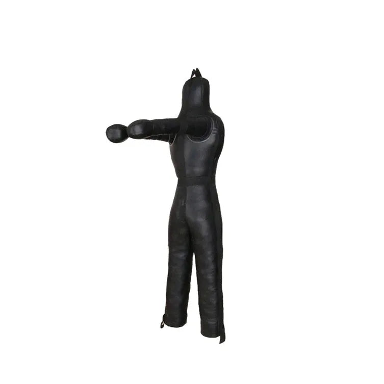 Red explosion-proof space leather humanoid punching bag for boxing and wrestling sparring