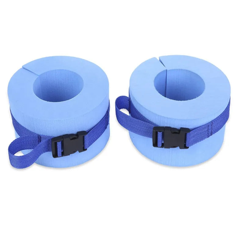Blue EVA swimming gaiters float for children and adults