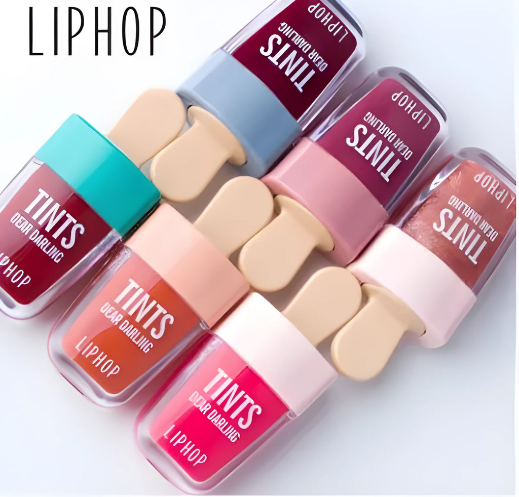NOVO Ice Cream Lip Gloss in six colours: Orange, Peach, Watermelon. Waterproof, long-lasting liquid lipstick. 4.5ml tube.