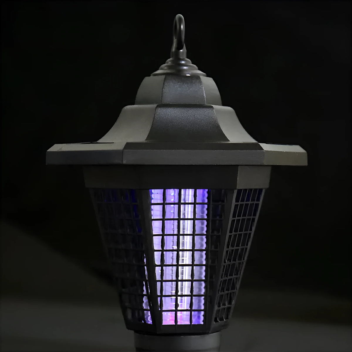 Solar mosquito killer lamp outdoor garden IP55 waterproof 5W LED with manual switch