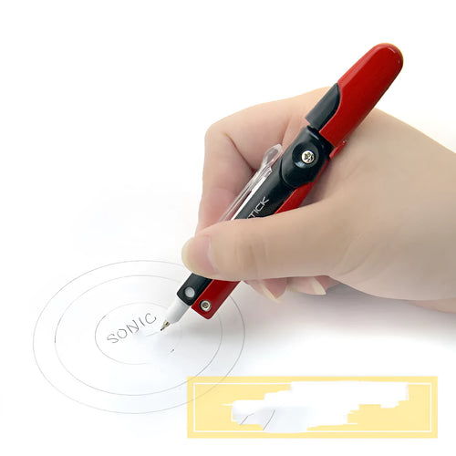 122mm automatic pen with integrated compass and pencil function in grey or pink colour