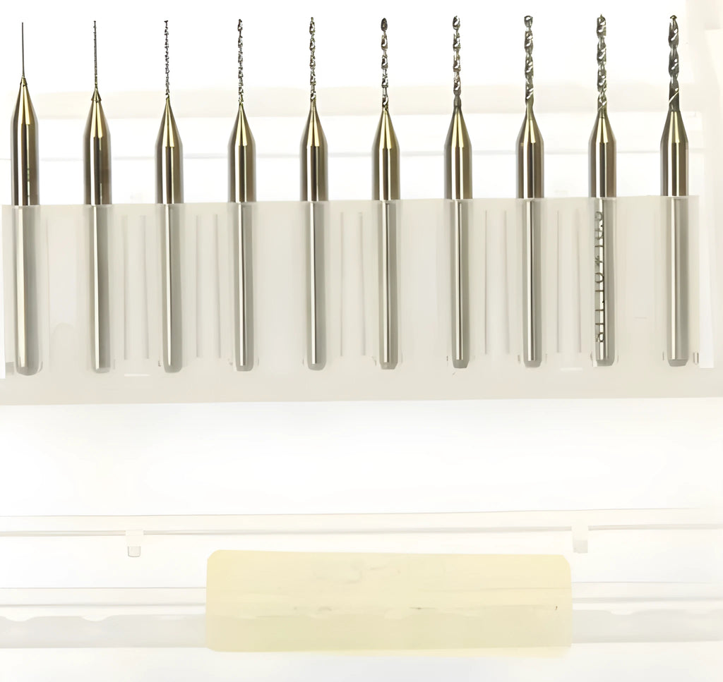 Imported tungsten steel micro-engraving bit set for precision industrial machining