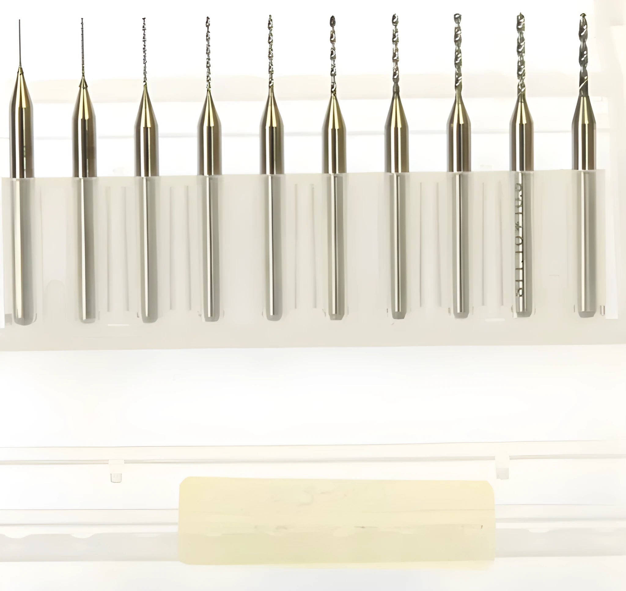 Imported tungsten steel micro-engraving bit set for precision industrial machining