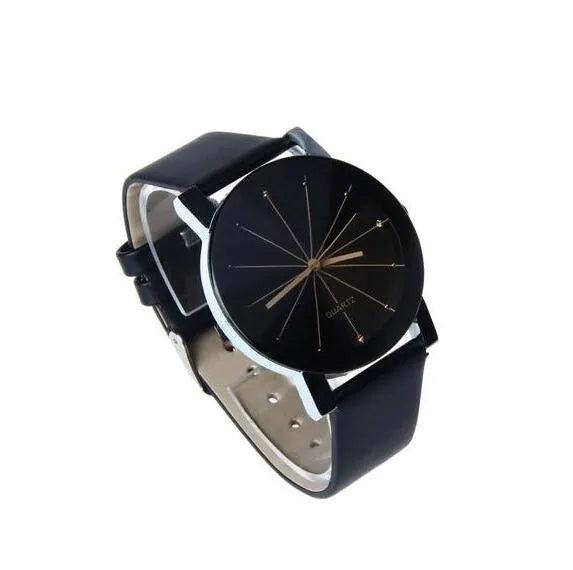 Impressionist art wristwatch with sweetheart meridian strap, leisure watch design