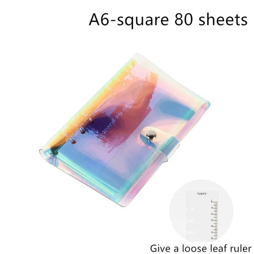 A6 and A5 hand account notebooks with loose leaf binding in various style options