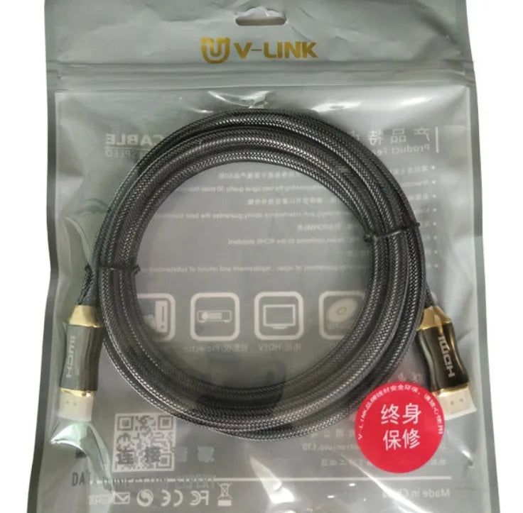 Copper video projector monitor cable showing different length options from 1 metre to 10 metres