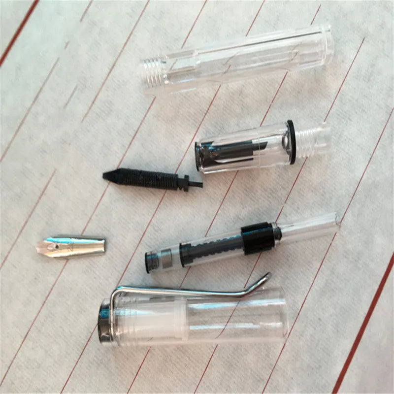 Art Word parallel calligraphy pen with ceramic shell and duckbill nib for Gothic and Roman lettering.