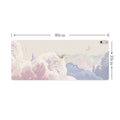 Electric desktop heating pad hand warmer with high grade PVC leather surface in idyllic style