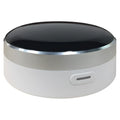 White infrared and RF dual-mode remote control with frequency support for 38KHz and 300-868MHz