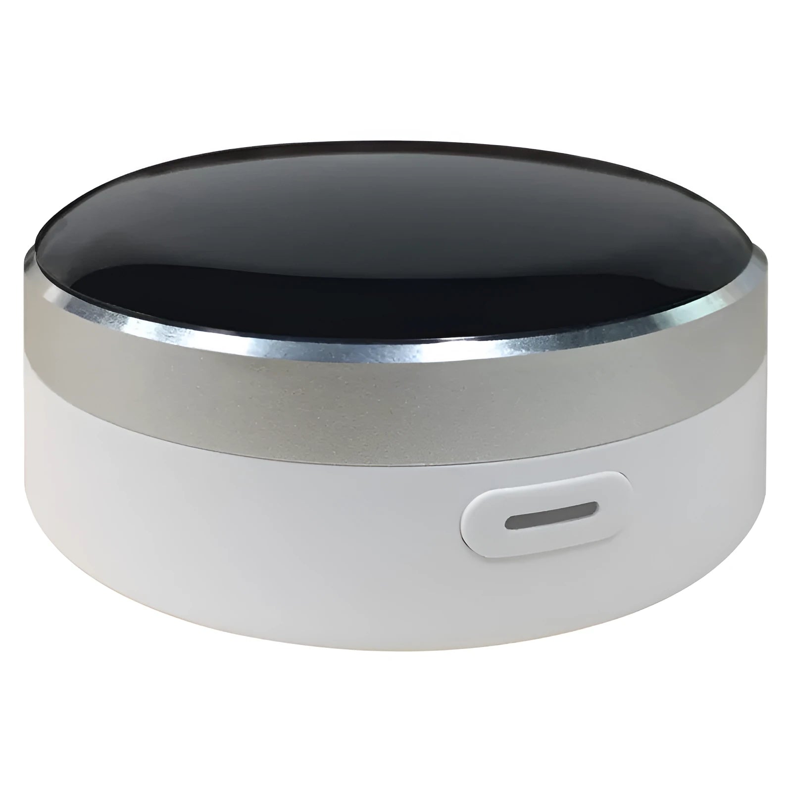 White infrared and RF dual-mode remote control with frequency support for 38KHz and 300-868MHz