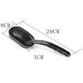 Long handle car tyre waxing sponge brush with polyester sponge head, 29x9x3 cm, integrated handle design