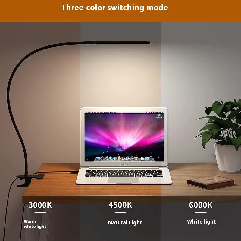 LED floor lamp with 26cm head and 100 beads, USB powered, 13W 5V, for reading and learning