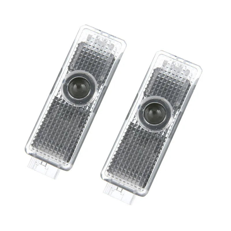 Black LED car door welcome light projector for 12V 24V vehicles