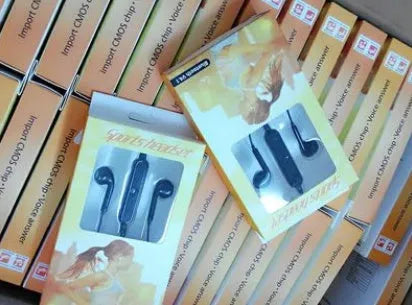 Black Jieli chip Bluetooth wireless headset for iPhone compatibility