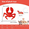 Plush squeaky pet toy in Seahorse colour for dogs with bite-resistant fabric
