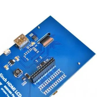 5 inch 800x480 HDMI resistive touch LCD display for Raspberry Pi with backlight control