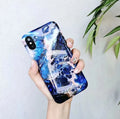 Colourful stone image pattern soft back cover phone case for iPhone models