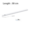 Aluminium housing LED strip light bar for cabinets available in three lengths with cool or warm white light