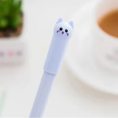 Cute pendulum cat gel pen with 0.5mm tip in various colour options