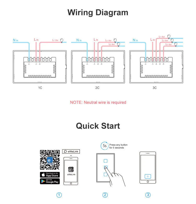White tempered glass smart touch wall switch with single gang design on a wall
