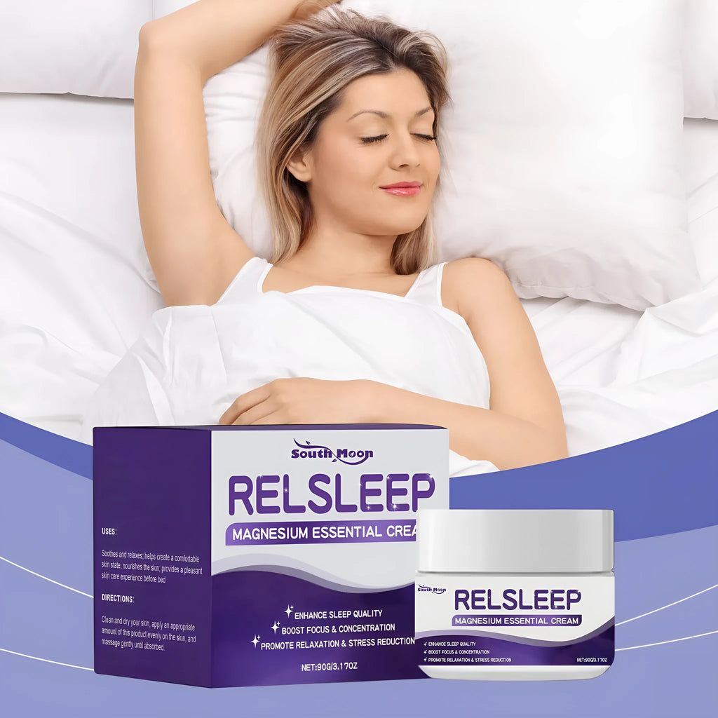 Sleep Magnesium Essence Cream in 90g jar with honey and magnesium sulphate for night-time skincare