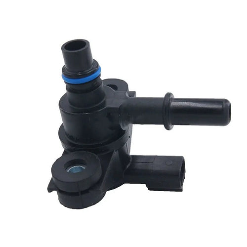 Black ABS plastic Ford turbocharger solenoid valve, model AU5A-9G866-AB