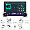 11.8-inch double knob car multimedia player with Android system and QLED screen