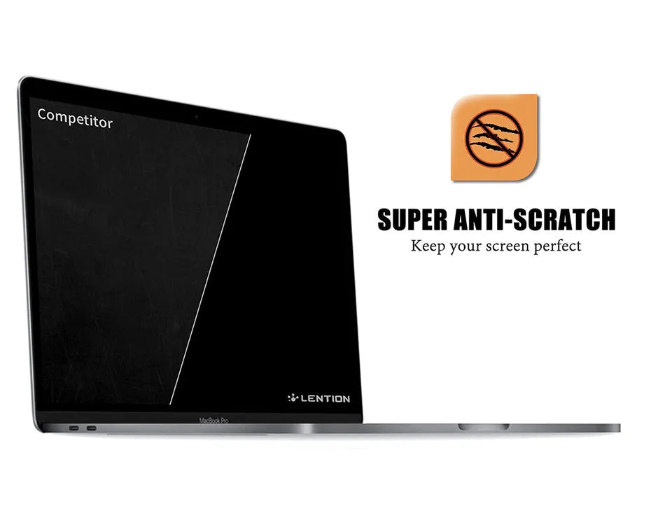 Matte screen protector for 13-inch MacBook Pro with anti-scratch 4H protection and installation tools