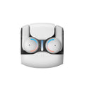 White wireless gaming headset with long endurance battery and USB charging