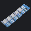 CR2032 lithium button battery pack of 5 capsules for electronic scales and remote controls