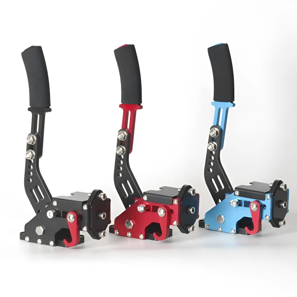 Linear drift handbrake for G29 and T300 racing wheels in red, blue or black colours