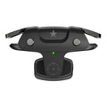 Black F5 Bluetooth mobile game controller for smartphones on a plain background.