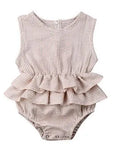 100% cotton sleeveless pettiskirt for baby girls in stripe, pink, white, and other colours, sizes 70cm to 100cm