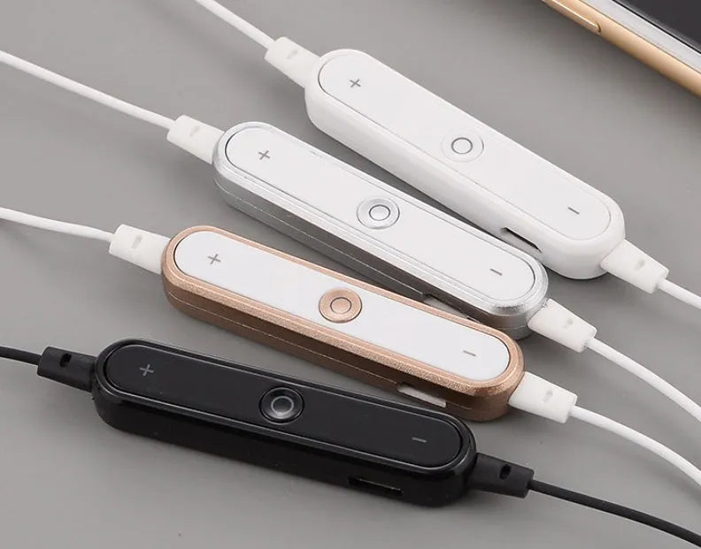Black Jieli chip Bluetooth wireless headset for iPhone compatibility